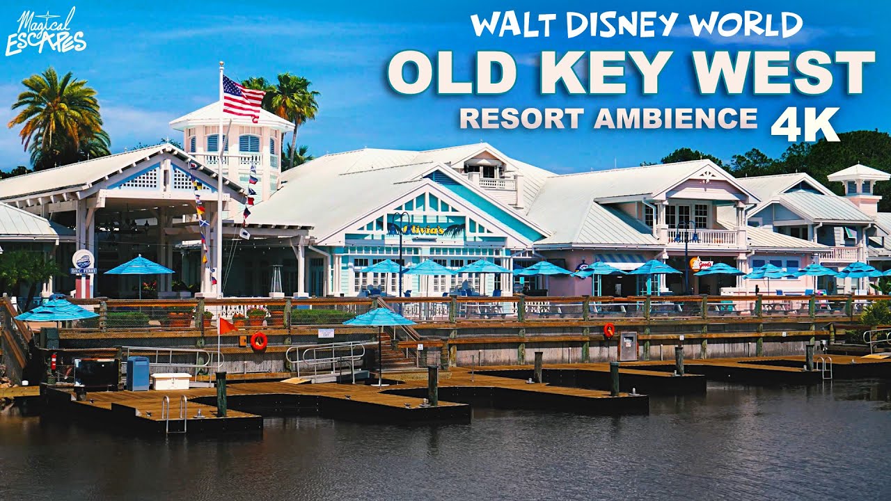 Old Key West Resort Dockside Ambience 🌴 Walt Disney World | Relax, Study, Sleep 4K