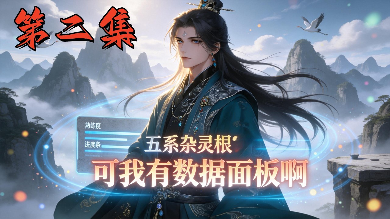 【第二集】一口氣看完💥【五系雜靈根？可我有數據面板啊】556-646，林平穿越修仙界，覺醒**熟練度面板**，功法法術無腦肝、無瓶頸。他低調苟住刷熟練度，默默無敵，最終建立宗門，橫壓萬族！