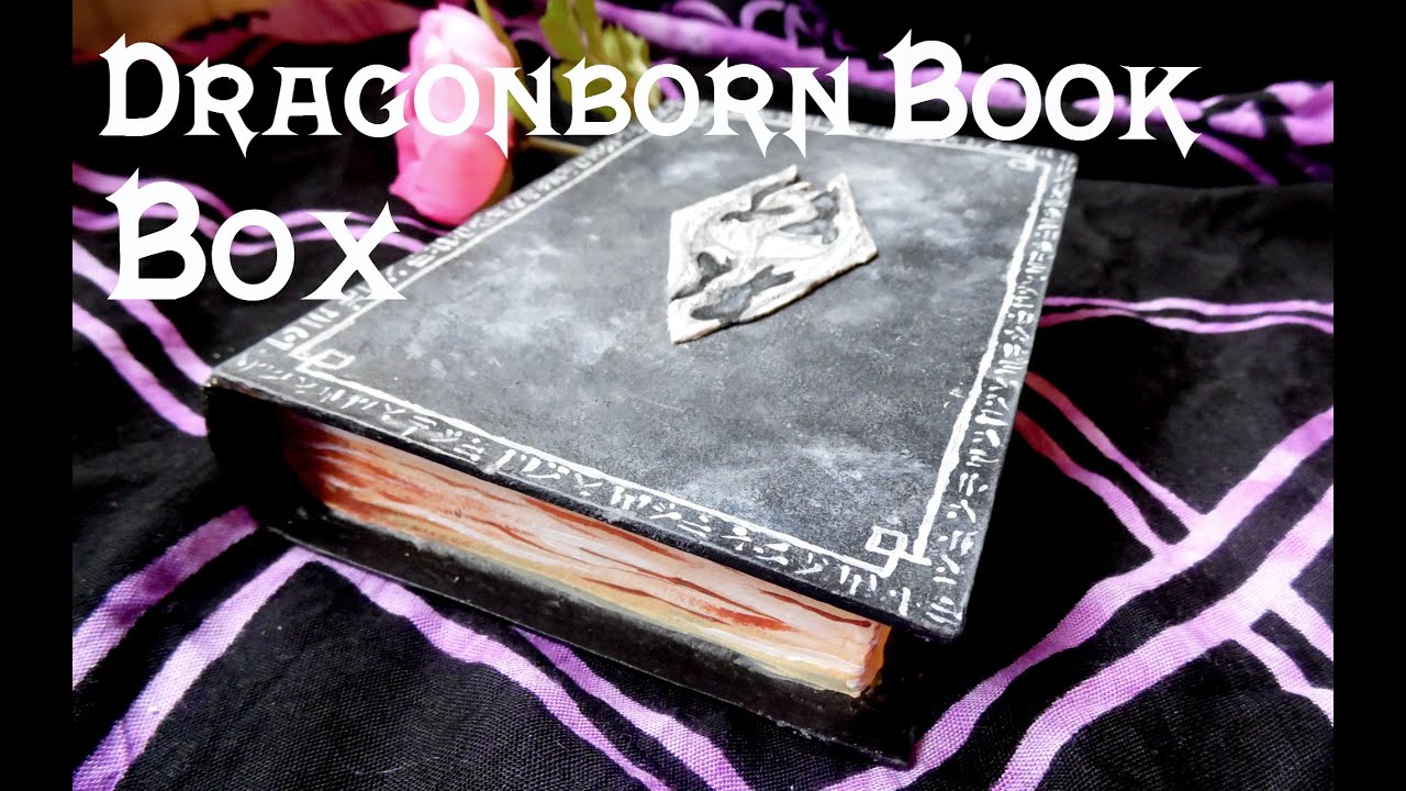 Making the Dragonborn book box from Skyrim