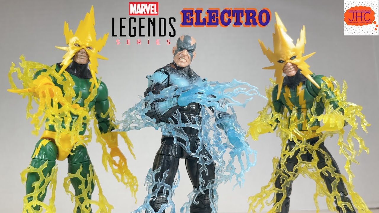SPIDER-MAN - ELECTRO Marvel Legends Action Figure Review CUSTOM KITBASH Retro Revolution Max Dillon