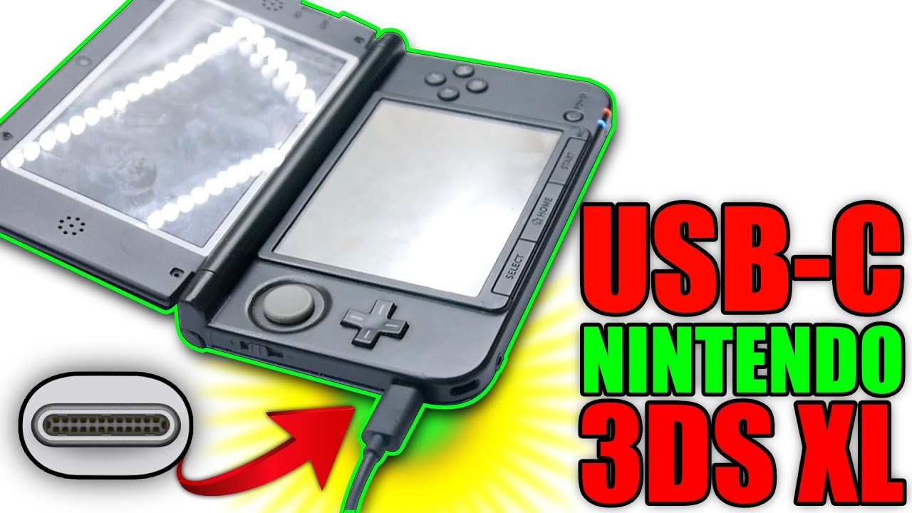 INSTALAR PUERTO DE CARGA USB-C  EN NINTENDO 3DS XL