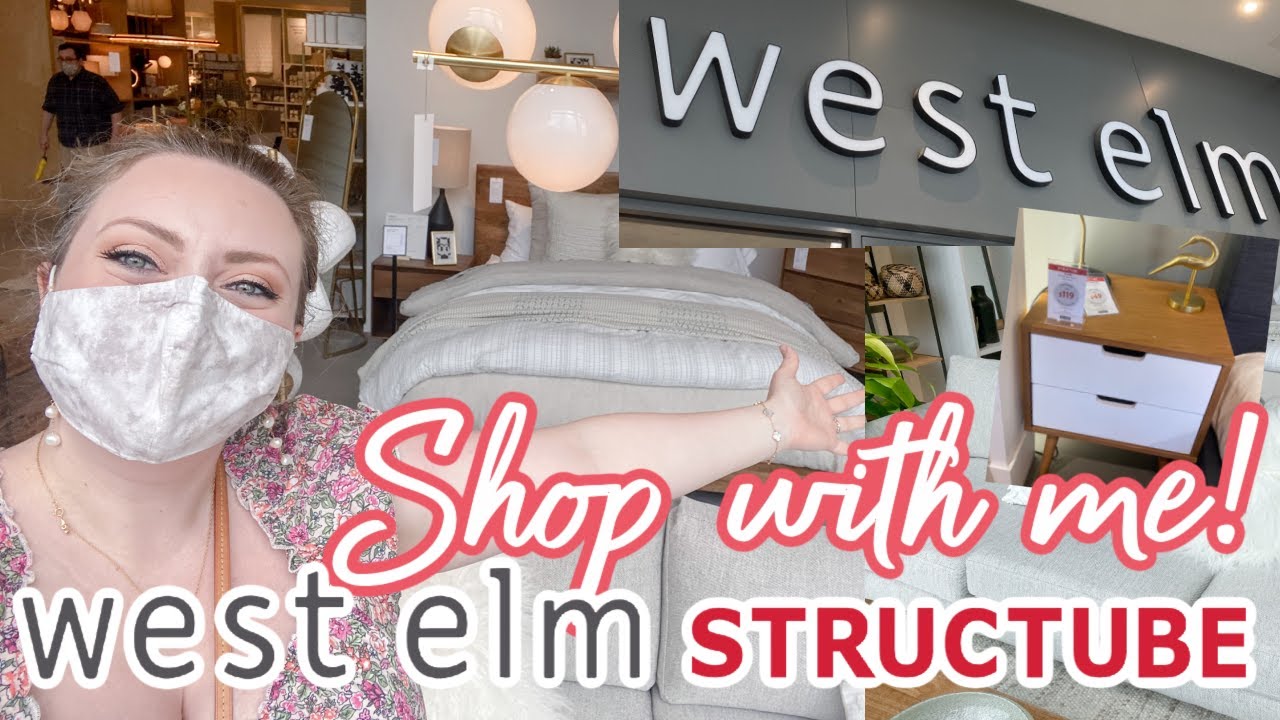 *Looking for the perfect sofa* HOME DECOR SHOP WITH ME *West Elm and Structube* Mid-Century Modern