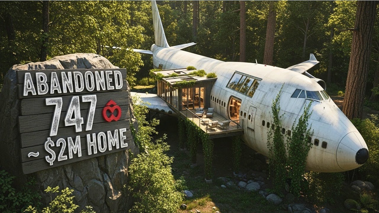 I Bought an ABANDONED Boeing 747 and Turned it Into a $2M Glass Mansion