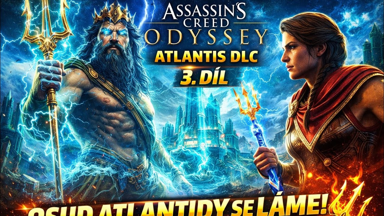 🎮 Assassin’s Creed Odyssey – Atlantis DLC | 3. díl | Osud Atlantidy se láme 🔱🔥