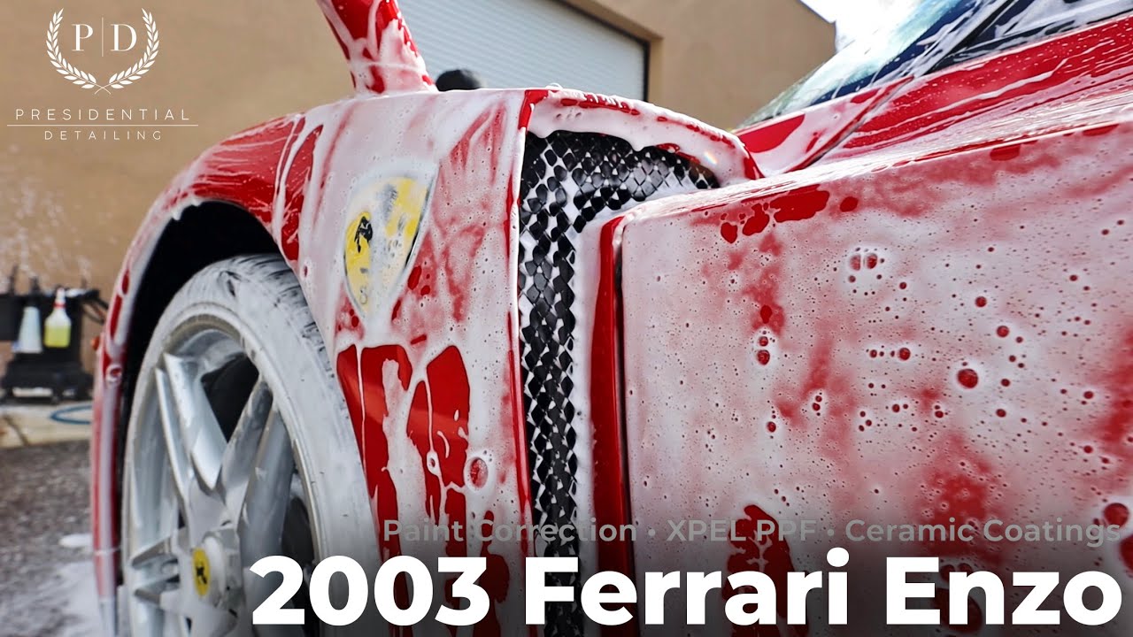 Ferrari Enzo Paint Correction, XPEL Paint Protection Film and Ceramic Coatings