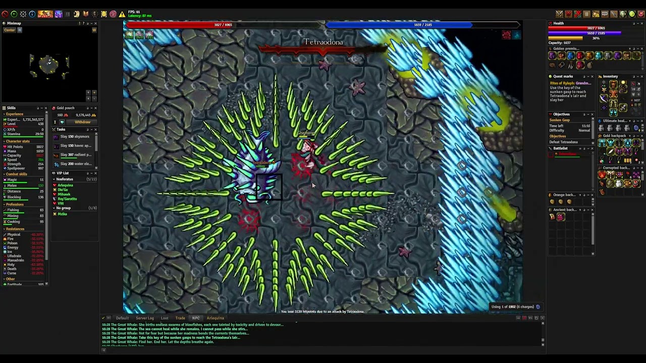 Medivia Online - Tetraodona Boss