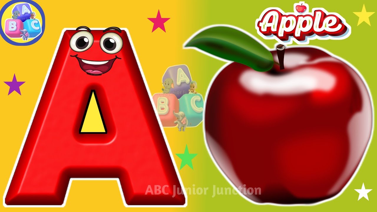 ABC Kid's Song / A for Apple /Phonics Song / Kiddos Study Zone /Tiny Tots #abcdrhymesforkids /A to Z
