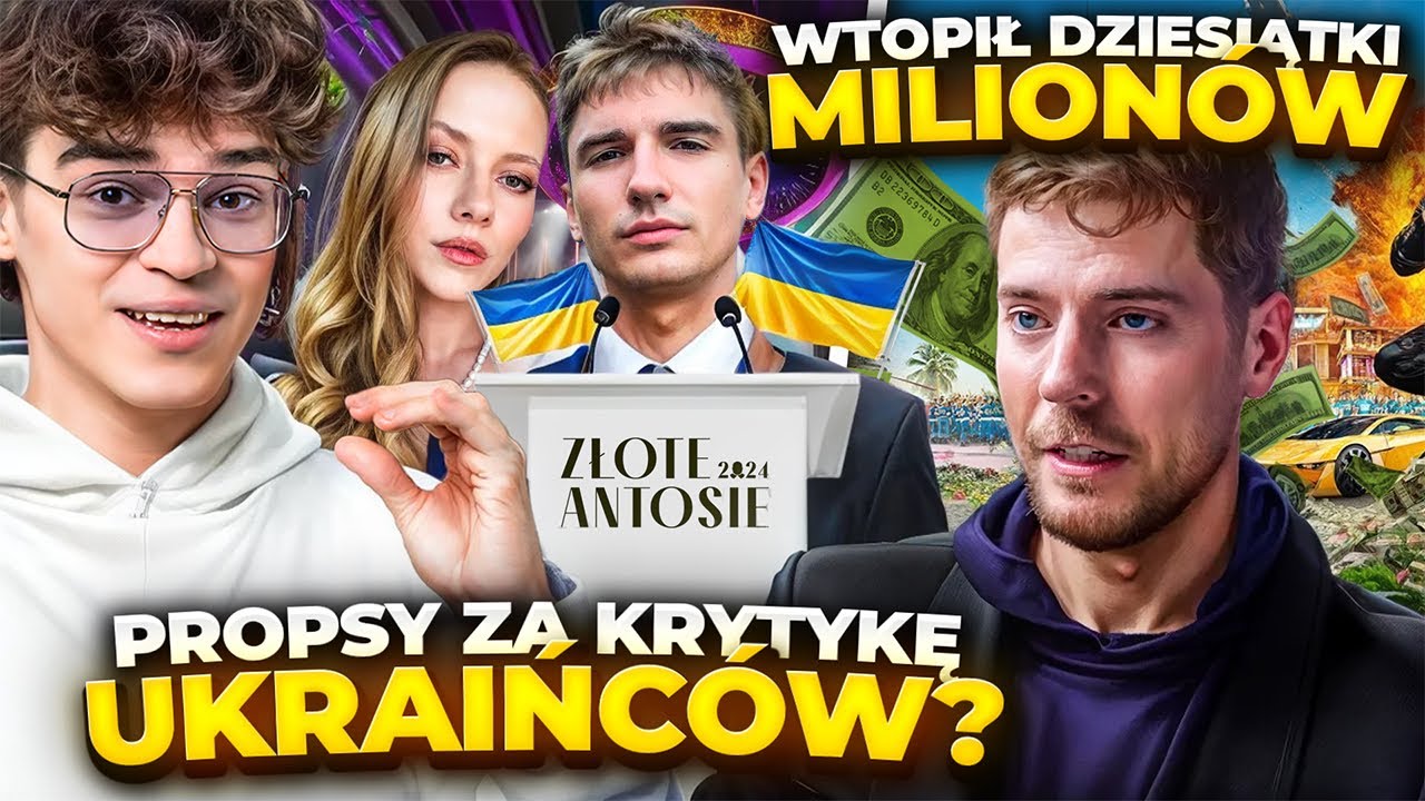 KONTROWERSYJNA GALA STREAMERÓW (MR BEAST, ZŁOTE ANTOSIE, MULTI, KASIX, REMSUA)