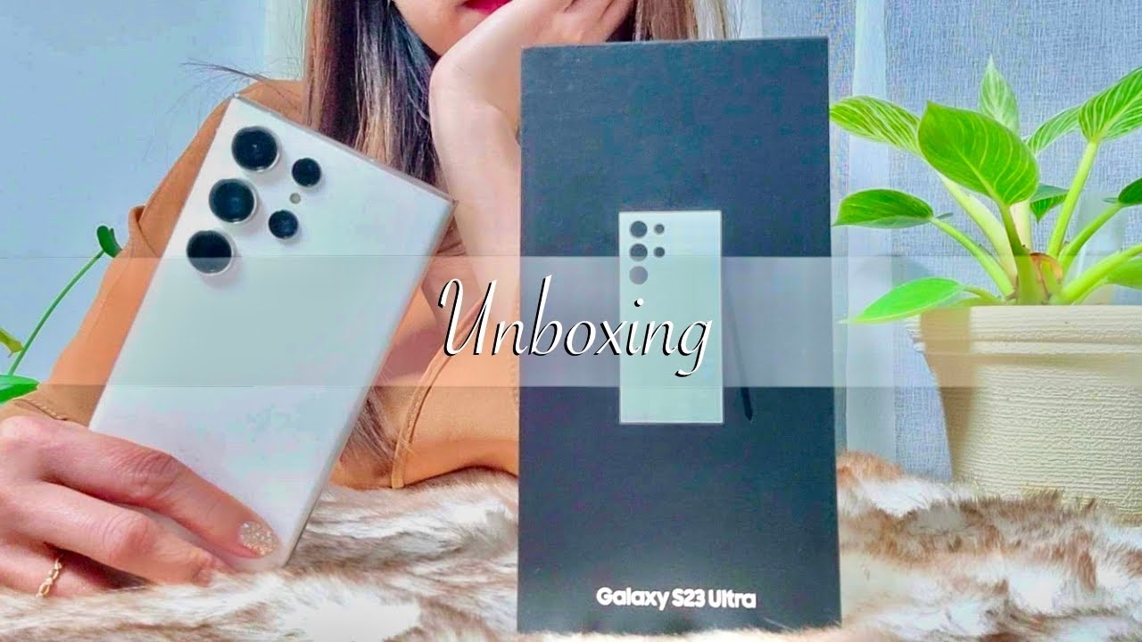 Unboxing | Samsung S23 Ultra 1TB Cream | 언벅싱 삼성 s23 울트라 1tb 크림컬러 🥰