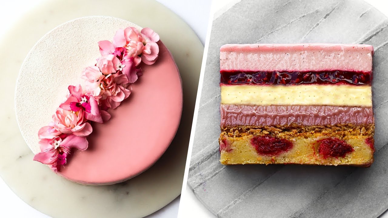 My Secret To A Next-Level Raspberry Cake │ Tutorial: Raspberry & Vanilla Entremet