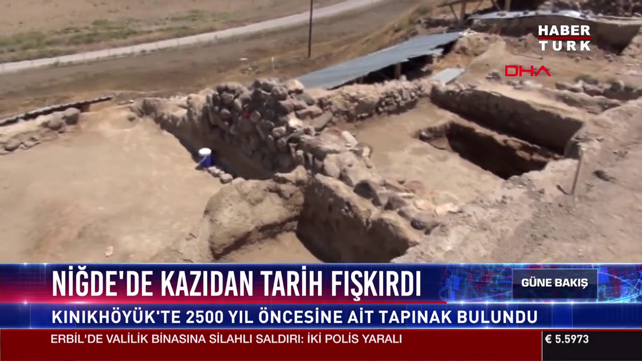 Niğde'de kazıdan tarih fışkırdı