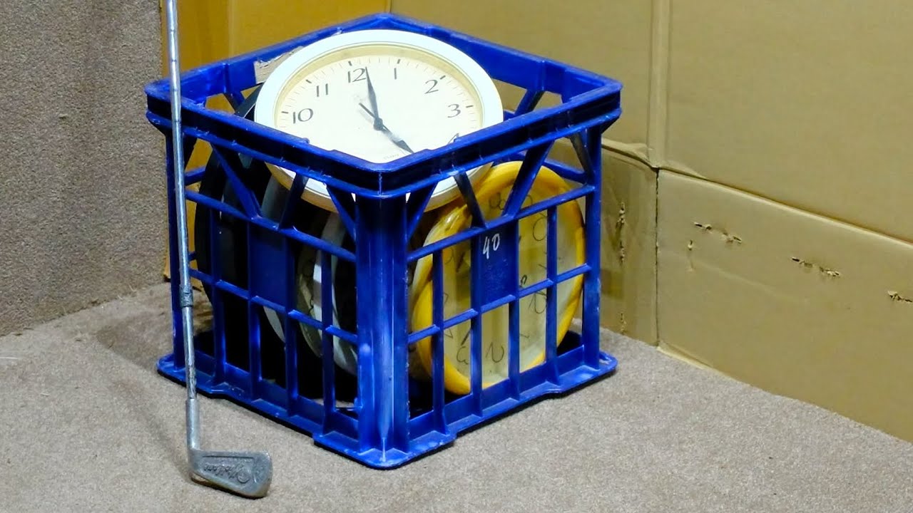 Smash Crate of Clocks