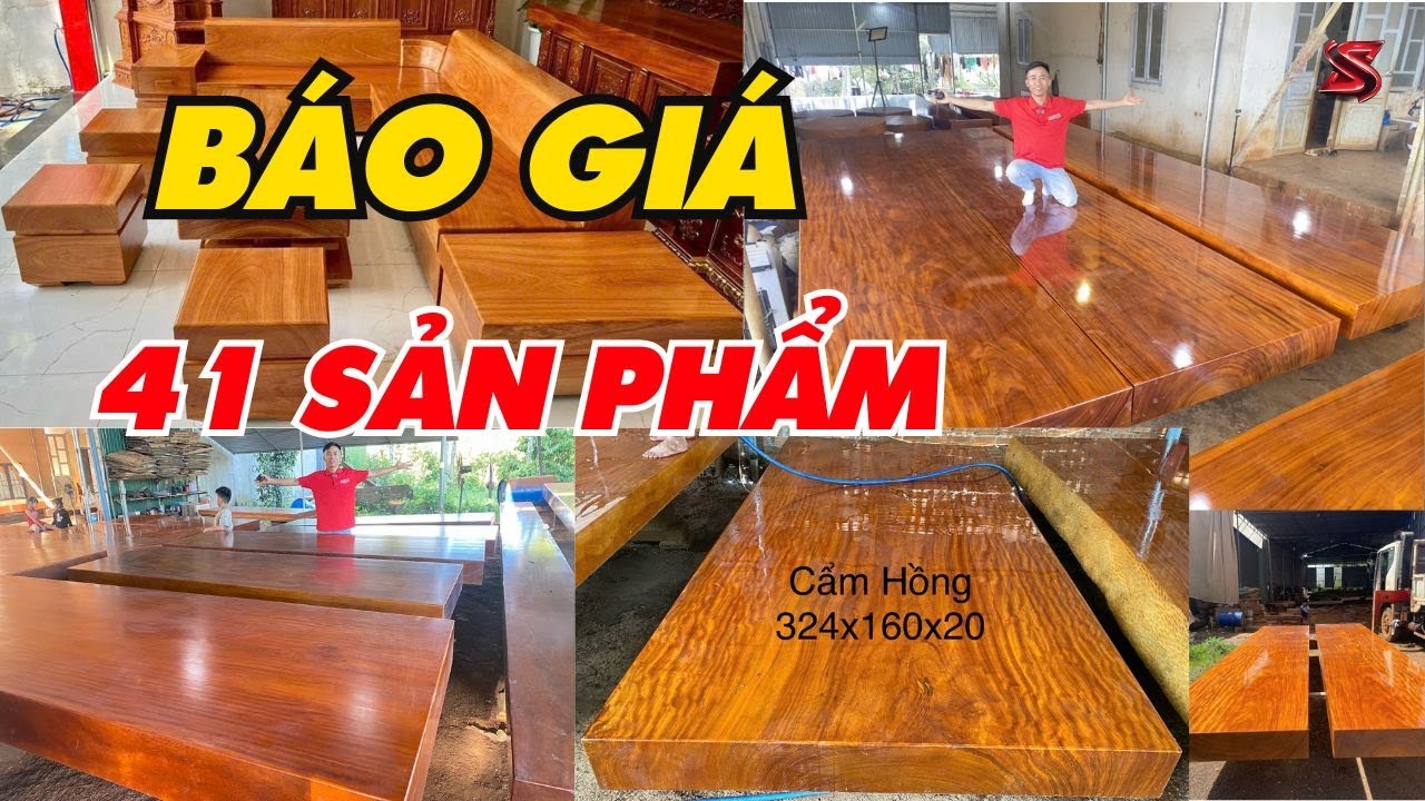 Báo giá chi tiết 41 sản phẩm gỗ nguyên khối tại Gia Lai | Sơn Sập Gỗ