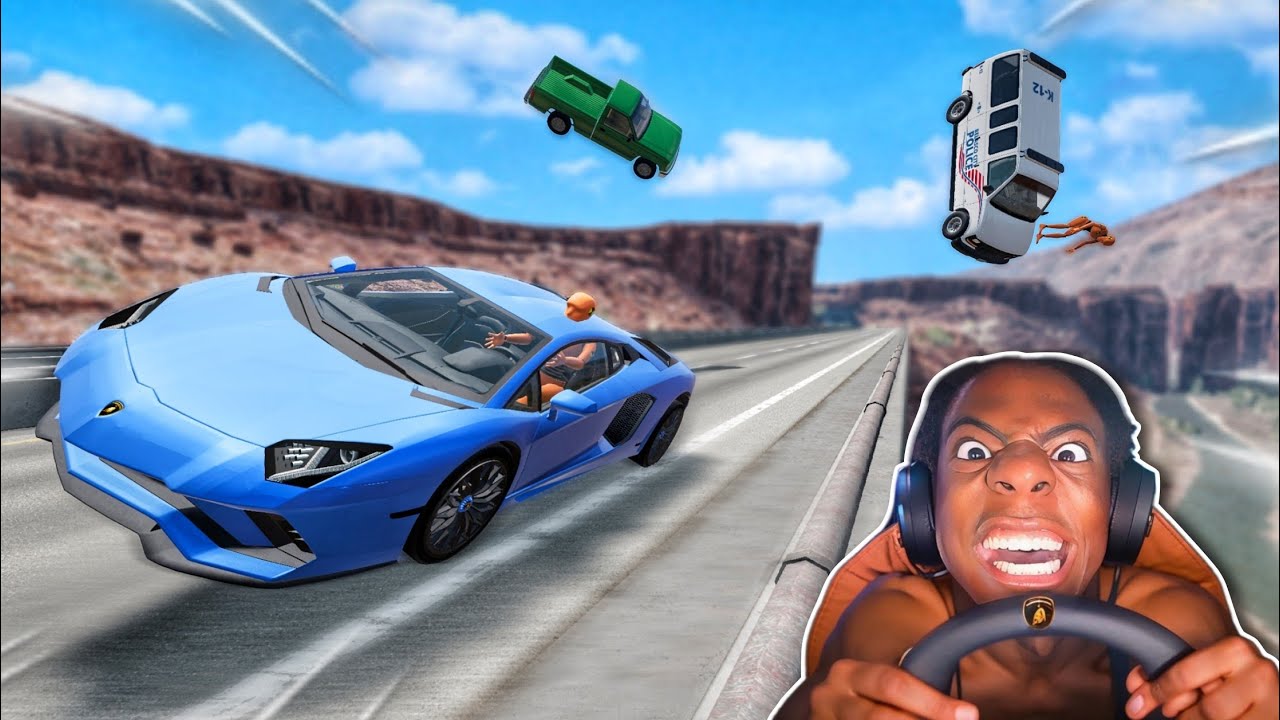 Смешные моменты с Lamborghini 🤣 #3 - [BeamNG.Drive]