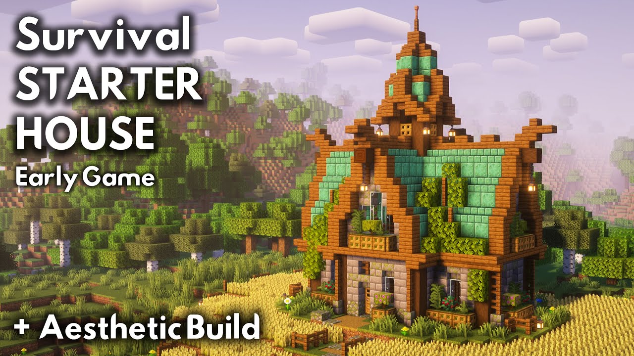 Minecraft STARTER HOUSE Tutorial [1.21] - MINECRAFT TUTORIAL