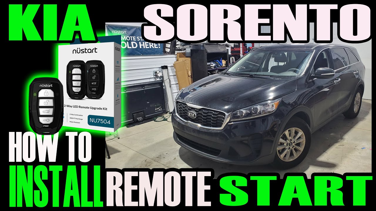 KIA SORENTO -- HOW TO INSTALL REMOTE START CM900 PLUS BLADE AL IDATALINK