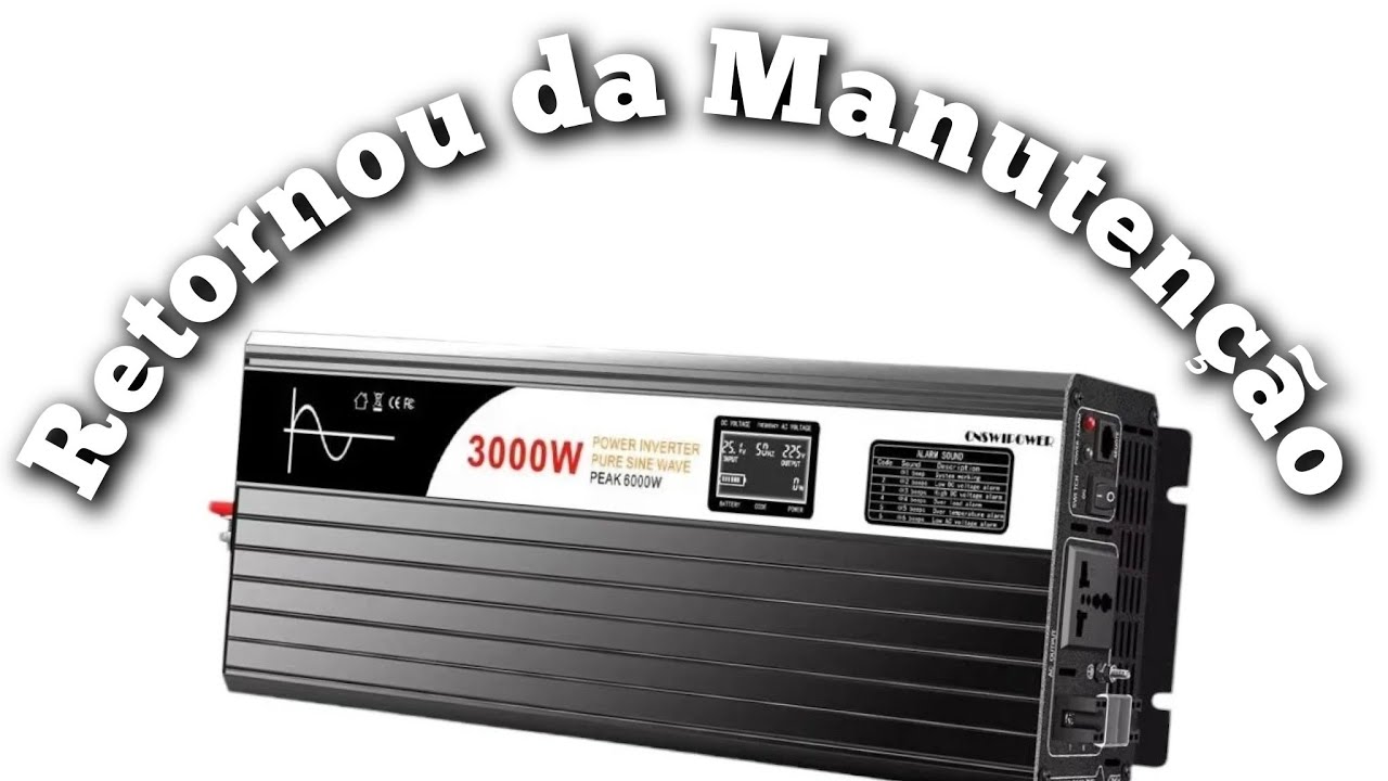 MEU SWIPOWER 3K DE VOLTA NO MEU SISTEMA SOLAR OFF GRID RAÍZ !!!