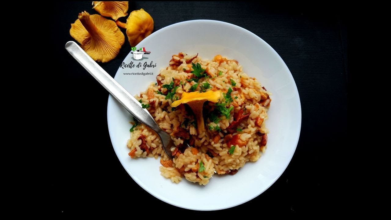 RISOTTO AI FINFERLI  Facilissimo! Funghi gialli o  galletti- RICETTE DI GABRI