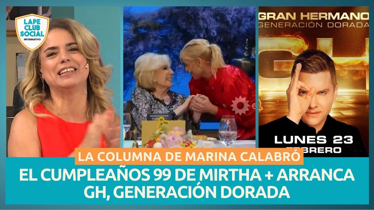 MIRTHA LEGRAND CUMPLE 99 AÑOS + GH 