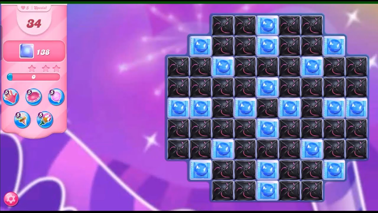 New special blue wrapped candies level | Candy crush saga new update 2022 | Candy crush saga