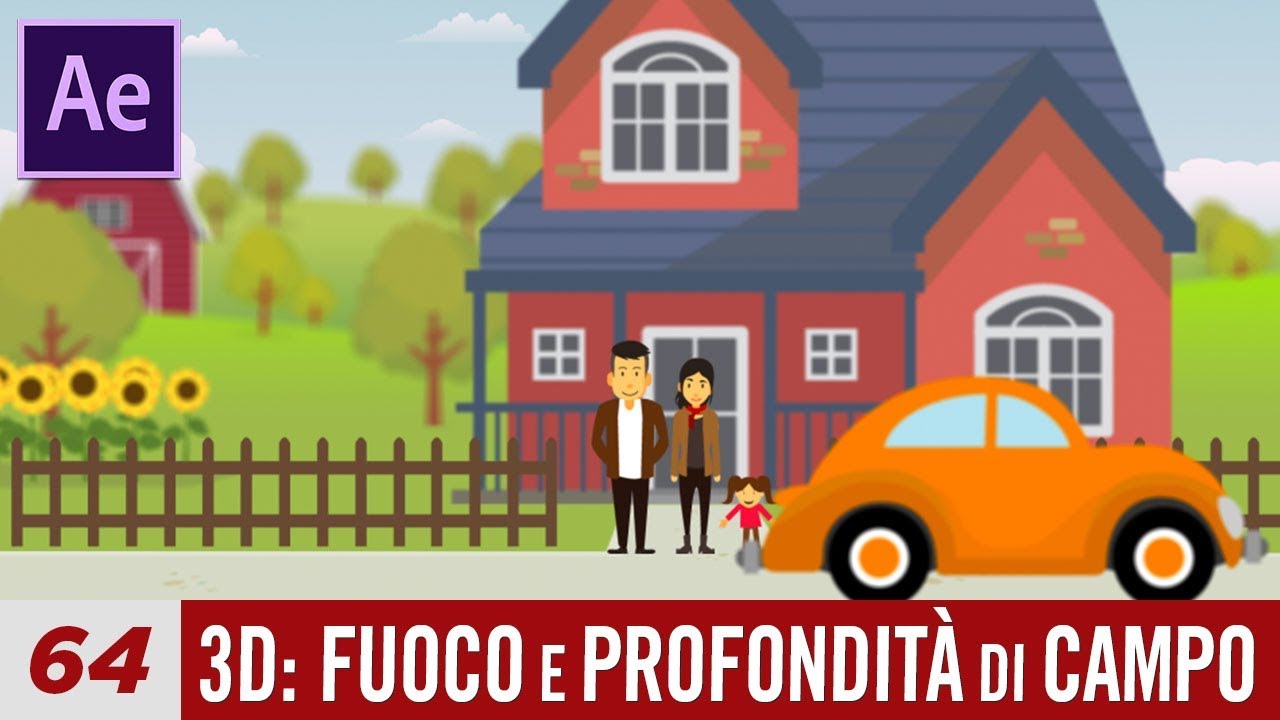 Corso After Effects - 64 - 3D: Fuoco e Profondità di Campo