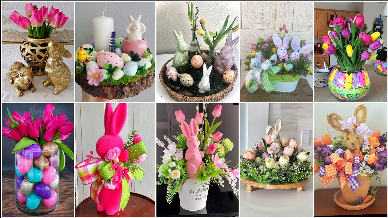 Top 100!Easter Centrepieces Design 2k24/Trending Easter Decor Video
