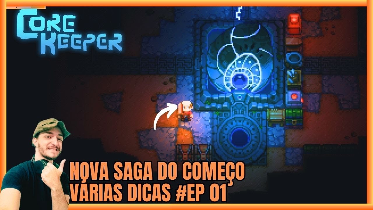 CORE KEEPER: Dicas do COME&Ccedil;O, Nova S&eacute;rie e Derrotando o PRIMEIRO BOSS! EP 01 #corekeeper