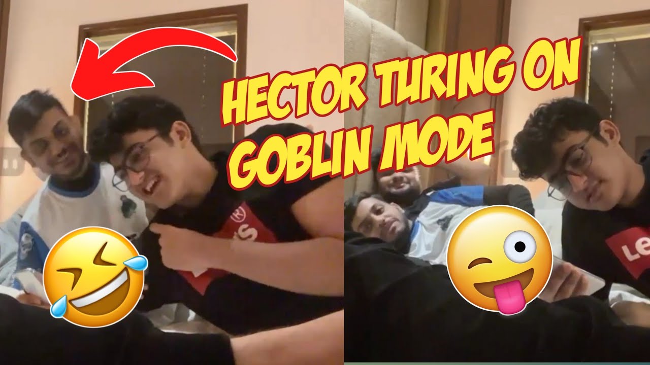 Hector turning on Godlin mode🤣🤣 | Goblin and hector fun live | #goblin #hector #omegareaction