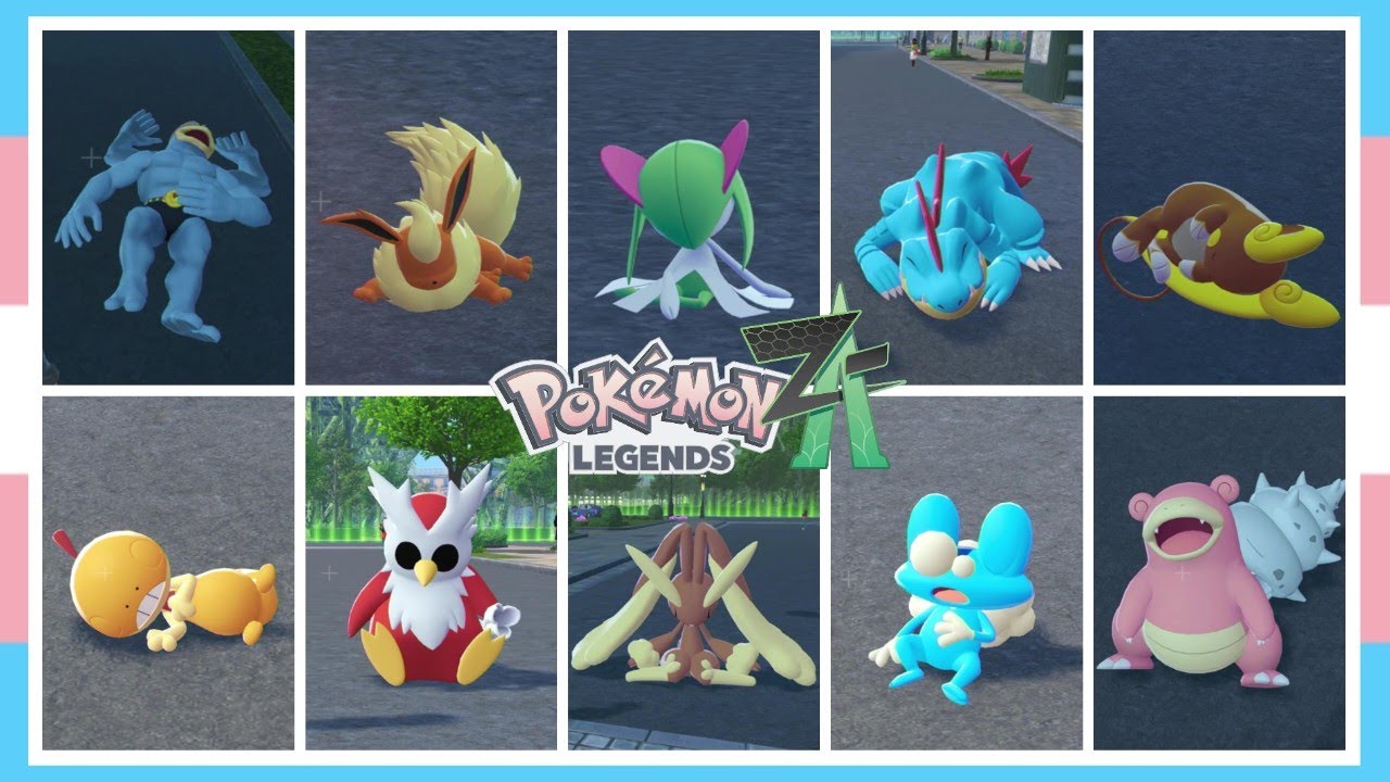 All 230 Pokemon's Sleeping Animations In Legends ZA
