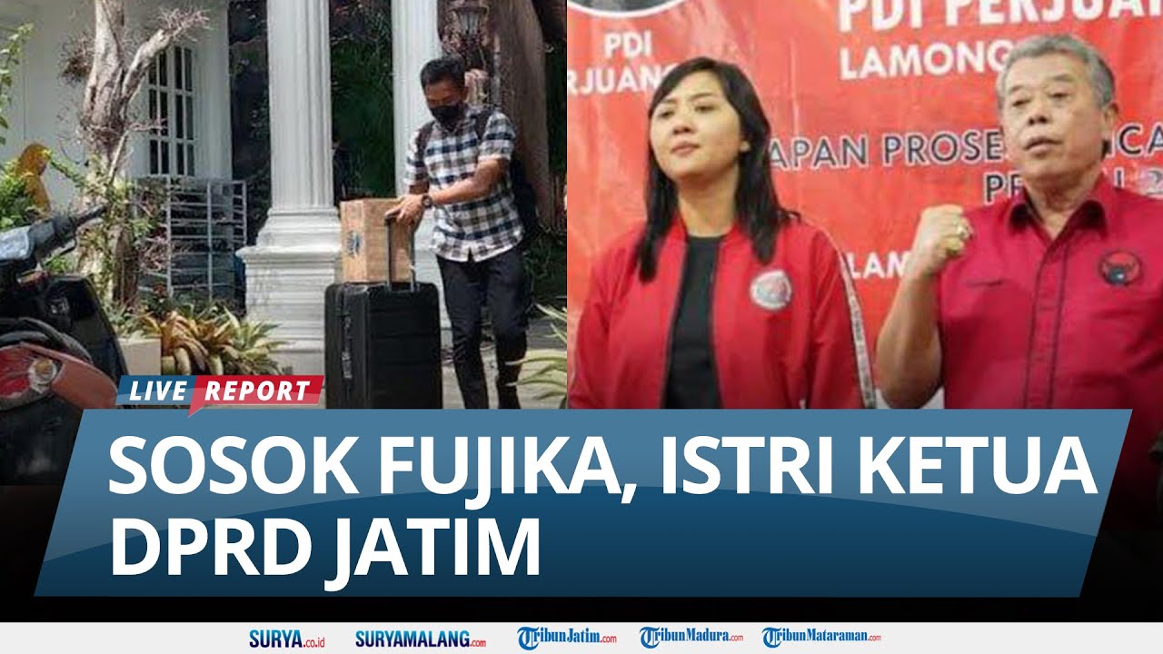 DETIK-DETIK KPK Geledah Rumah Istri Ketua DPRD Jatim, KPK Bawa Koper dan Karton