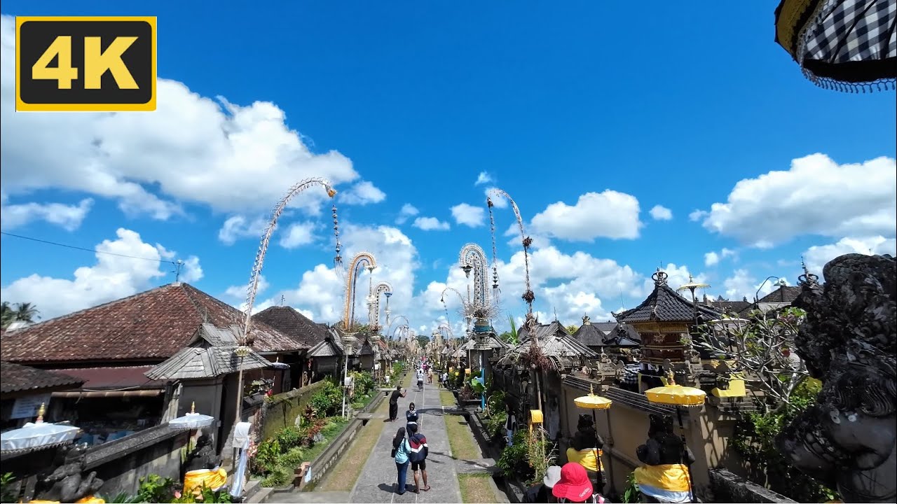 Penglipuran Village 4K Walking Tour