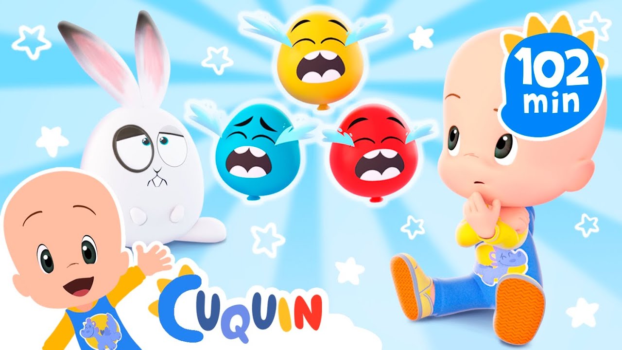 Os balões bebé e a festa à fantasia de Cuquin e mais vídeos educativos 🎈 Desenhos animados para bebê