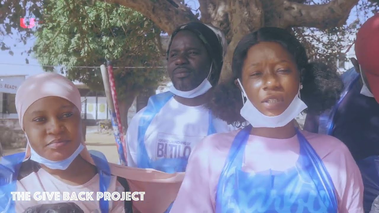 THE GIVE BACK PROJECT | | With Manding Stars || Cleaning excises  Held at Sukuta Health  center