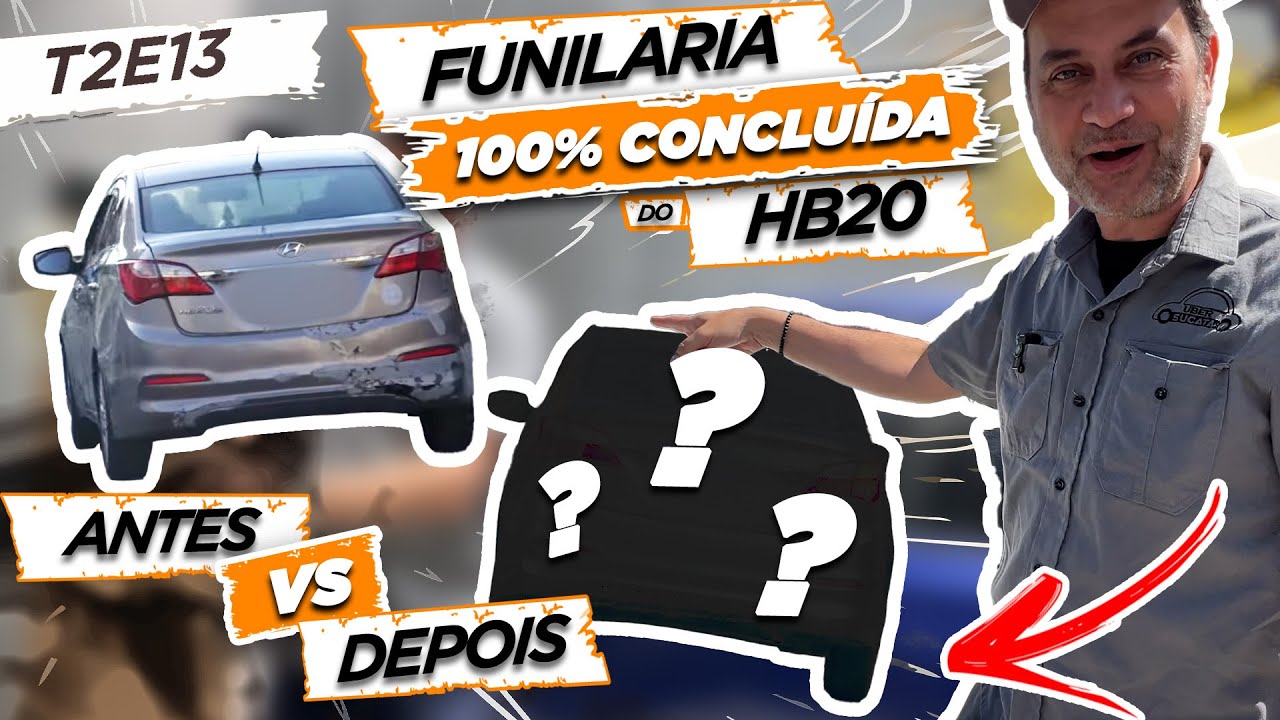 🤩HB20 SUCATA AGORA DE LATARIA NOVA!! Funilaria 100% Concluída - Uber Sucata T2E13