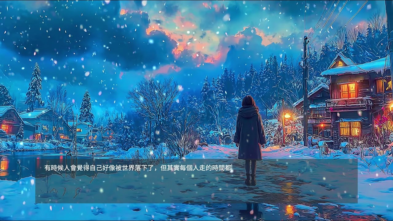 Warmth in the Quiet Unknown — Snowy Village Lofi | 寂靜未知中的溫暖 Lofi