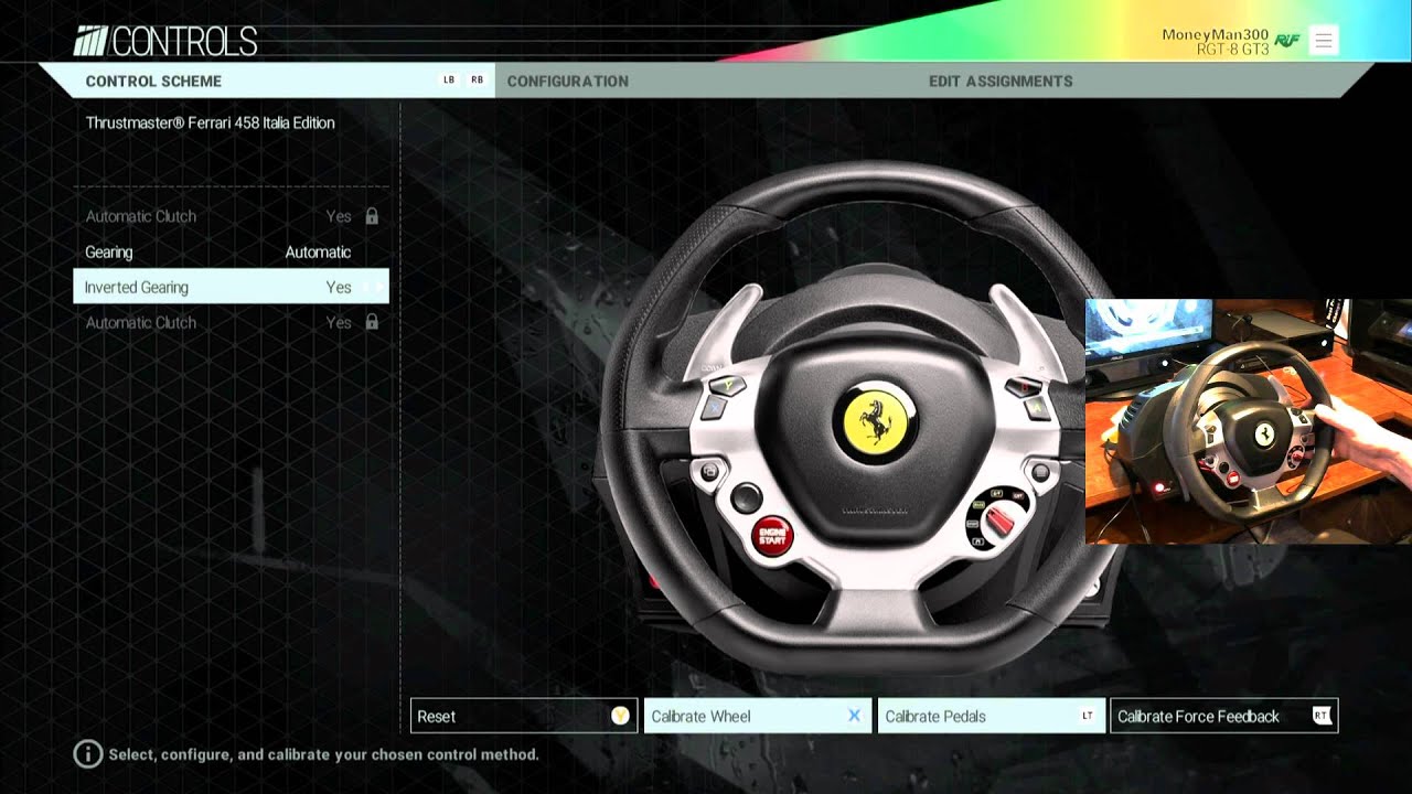 Project Cars Xbox - Thrustmaster TX- Calibration, Settings and Review