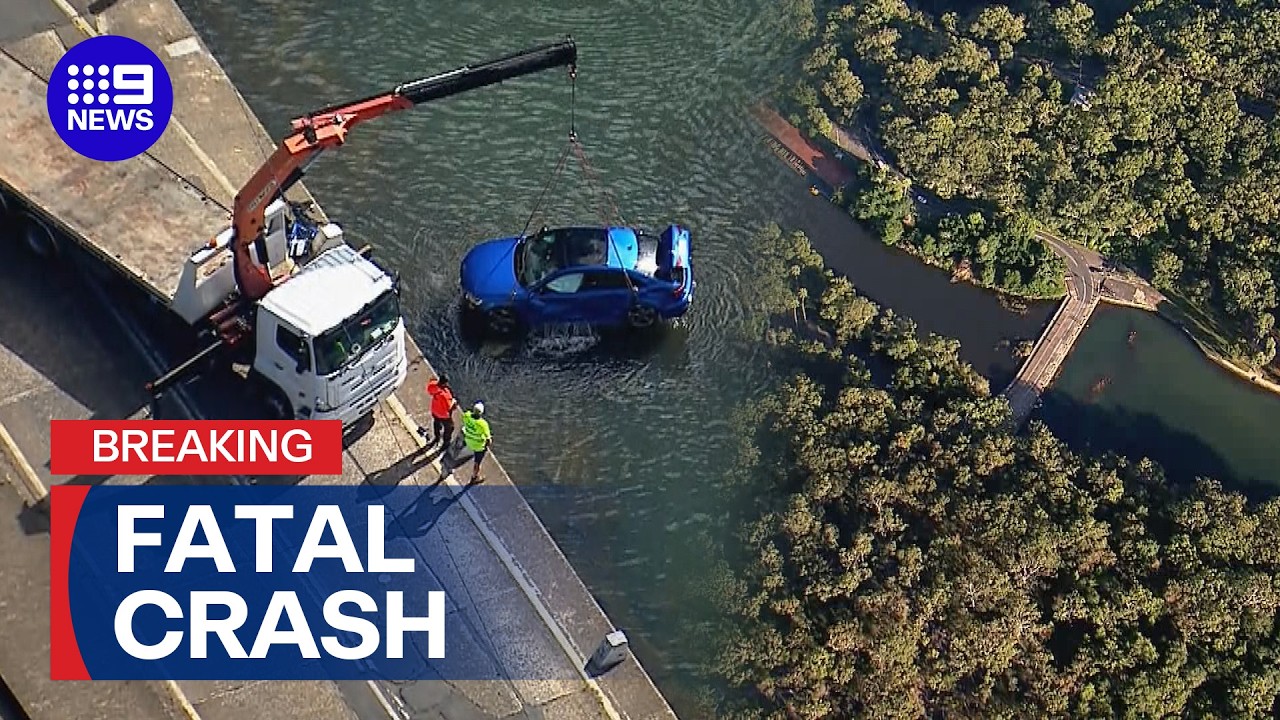 Body of man found inside submerged car | 9 News Australia