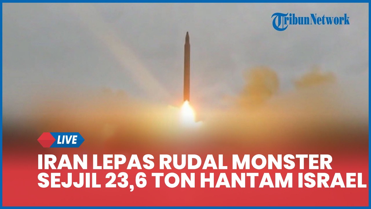 Perdana! Iran Lepas Rudal Monster Sejjil 23,6 Ton Hantam Israel, Perkumpulan IDF Dibombardir