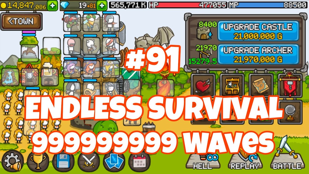 Grow Castle || Road to Endless waves Part 91