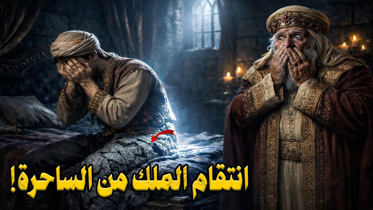 نصفه بشر ونصفه حجر.. حكاية خيانة الزوجة الساحرة وانتقام الملك!