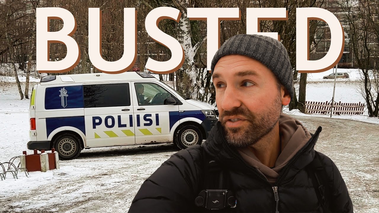 DETAINED BY POLICE IN HELSINKI FINLAND