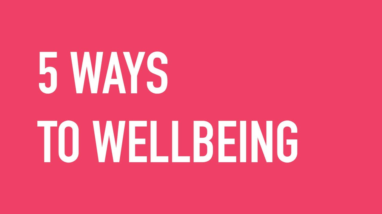 Five ways to wellbeing for new university students
