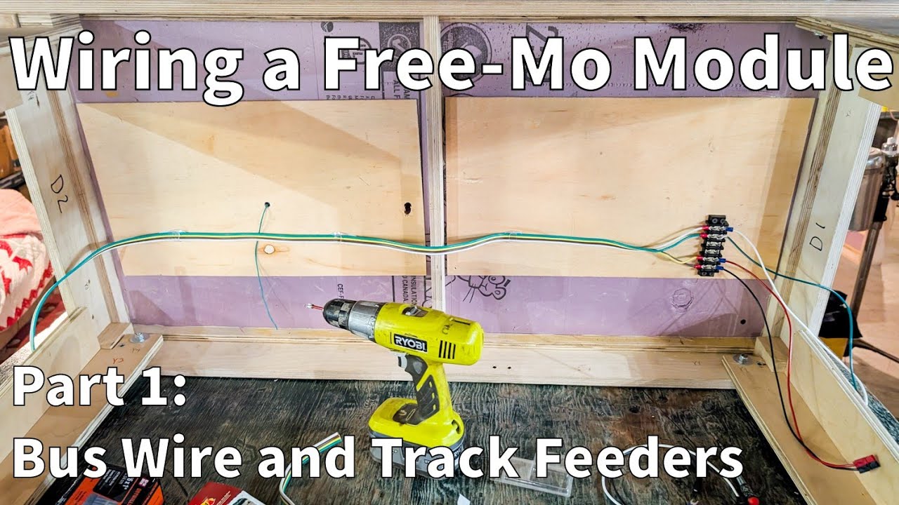 How to Wire a Free-Mo Module: Part 1 (Bus Wire and Track Feeders)