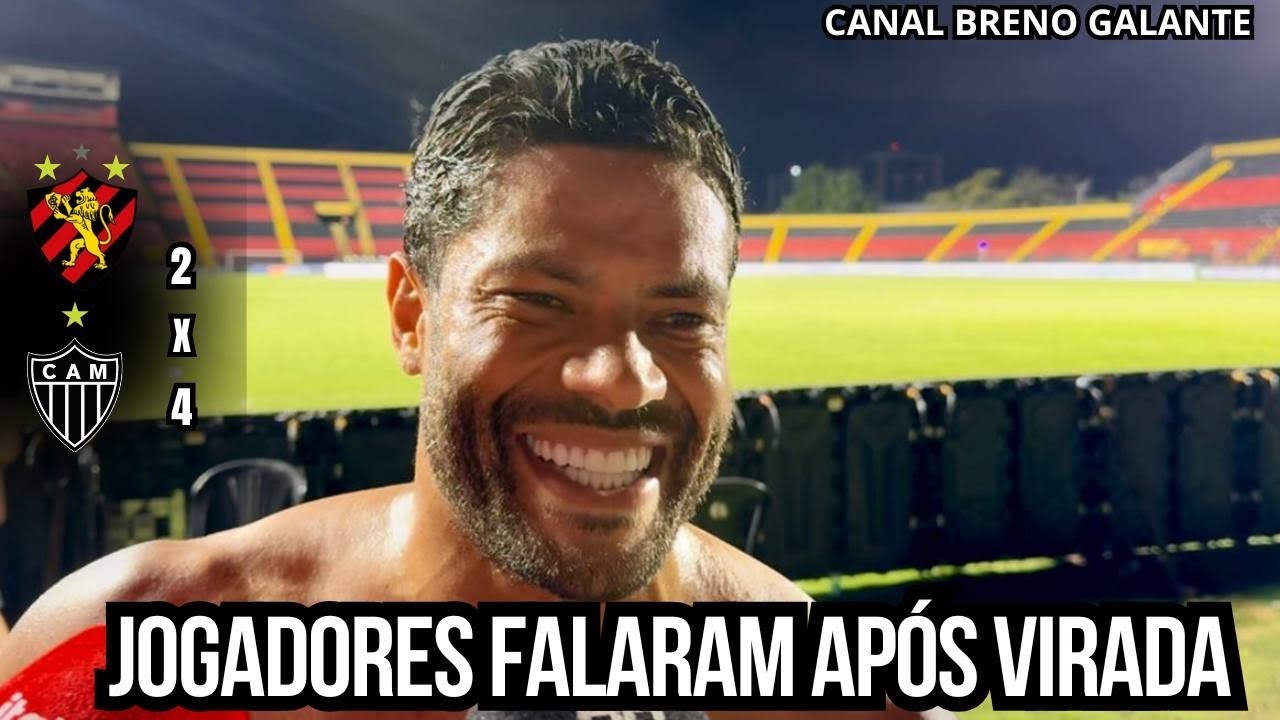 ⚫️ HULK / DUDU / SCARPA / RONY FALARAM APÓS A VITÓRIA SOBRE O SPORT 