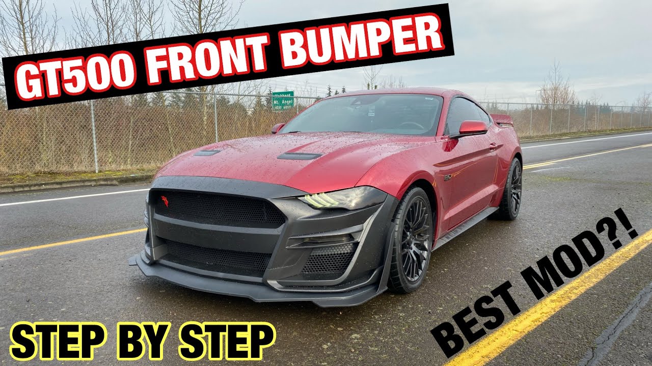 GT500 Front Bumper Conversion | 2018, 2019, 2020 | HOW TO INSTALL STEP BY STEP!