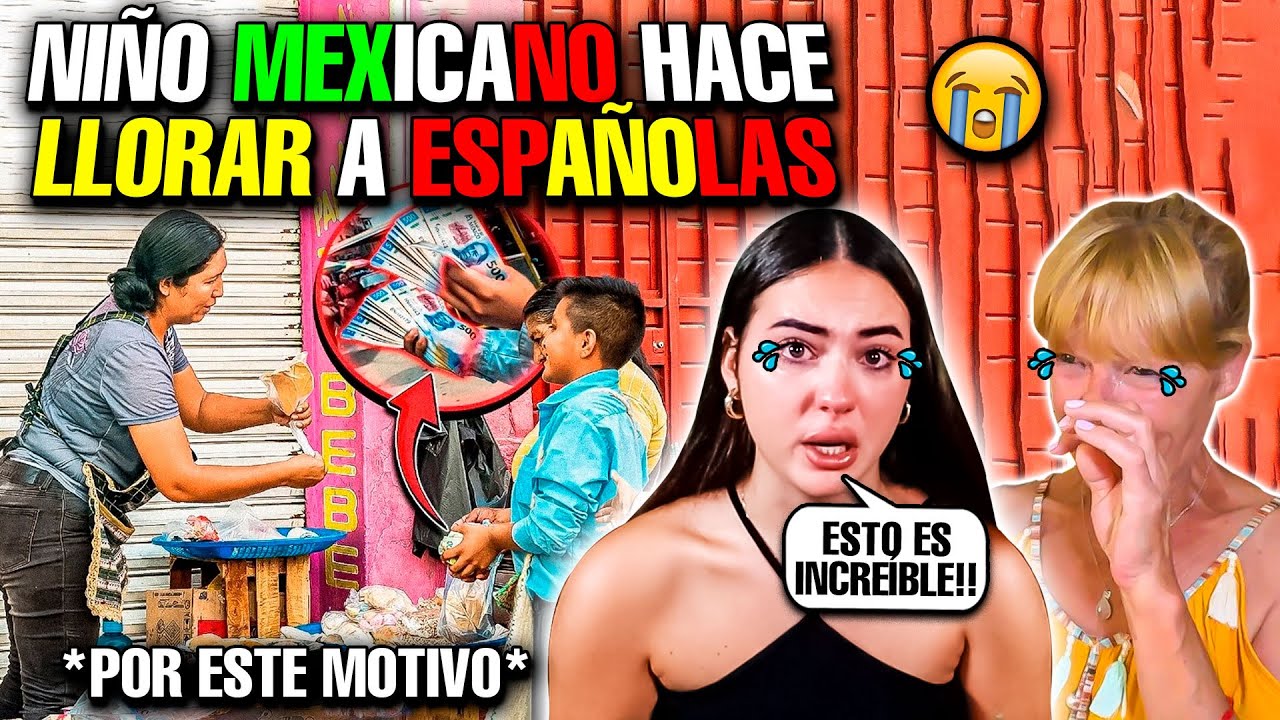 🇲🇽 NIÑO MEXICANO HACE LLORAR a ESPAÑOLAS 🇪🇸 *POR ESTE MOTIVO* 🇪🇸 Reaccion