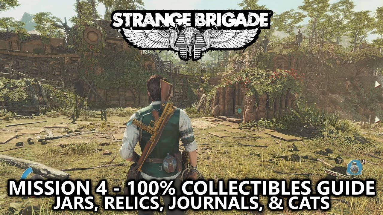 Strange Brigade - Collectibles Guide - Mission 4 - Jars, Relics, Journals, & Cats - Towering Temple