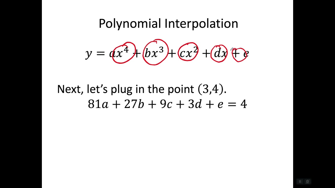 Polynomial Interpolation Using Matrices