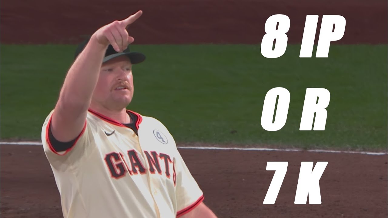 Logan Webb Throws 8 Shutout Innings vs Padres!