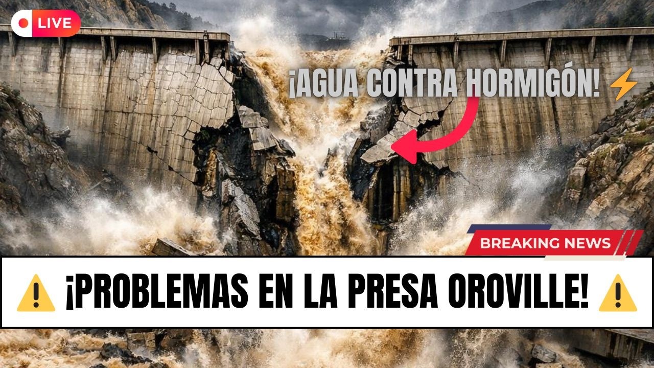 ¡CATÁSTROFE en la presa de OROVILLE! La Extraña Deformación que Enciende las Alarmas